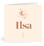 Geboortekaartje naam Ilsa m1