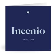 Geboortekaartje naam Incenio j3