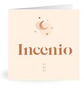 Geboortekaartje naam Incenio m1