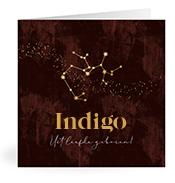Geboortekaartje naam Indigo u3
