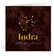 Geboortekaartje naam Indra u3