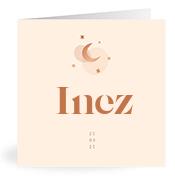 Geboortekaartje naam Inez m1