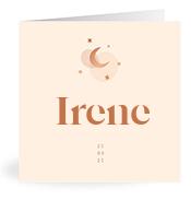 Geboortekaartje naam Irene m1
