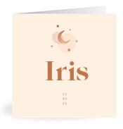 Geboortekaartje naam Iris m1