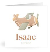 Geboortekaartje naam Isaac j1