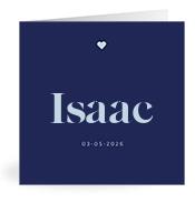 Geboortekaartje naam Isaac j3