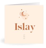 Geboortekaartje naam Islay m1