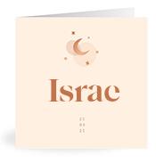 Geboortekaartje naam Israe m1