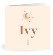 Geboortekaartje naam Ivy m1