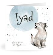 Geboortekaartje naam Iyad j4