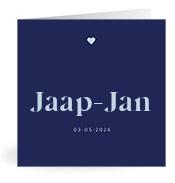 Geboortekaartje naam Jaap-Jan j3