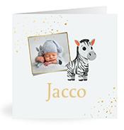 Geboortekaartje naam Jacco j2