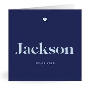 Geboortekaartje naam Jackson j3