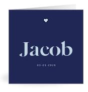 Geboortekaartje naam Jacob j3
