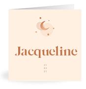 Geboortekaartje naam Jacqueline m1