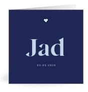 Geboortekaartje naam Jad j3