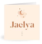 Geboortekaartje naam Jaelya m1