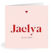 Geboortekaartje naam Jaelya m3