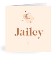 Geboortekaartje naam Jailey m1