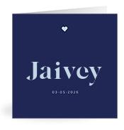 Geboortekaartje naam Jaivey j3