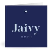 Geboortekaartje naam Jaivy j3