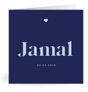 Geboortekaartje naam Jamal j3