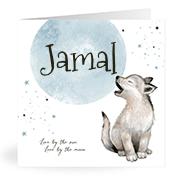 Geboortekaartje naam Jamal j4