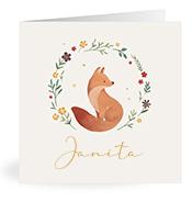 Geboortekaartje naam Janita m4