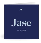 Geboortekaartje naam Jase j3