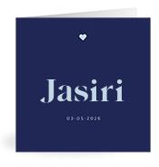 Geboortekaartje naam Jasiri j3