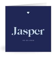 Geboortekaartje naam Jasper j3