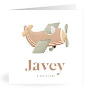 Geboortekaartje naam Javey j1