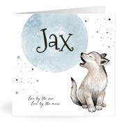 Geboortekaartje naam Jax j4