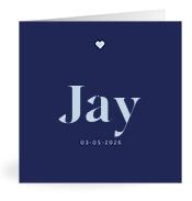 Geboortekaartje naam Jay j3