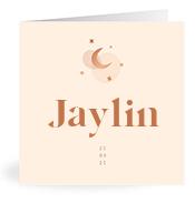 Geboortekaartje naam Jaylin m1