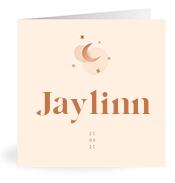 Geboortekaartje naam Jaylinn m1