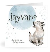 Geboortekaartje naam Jayvano j4