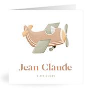 Geboortekaartje naam Jean Claude j1