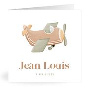 Geboortekaartje naam Jean Louis j1