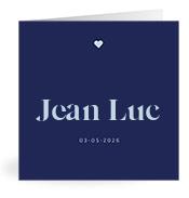 Geboortekaartje naam Jean Luc j3