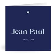 Geboortekaartje naam Jean Paul j3