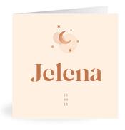 Geboortekaartje naam Jelena m1