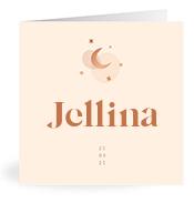 Geboortekaartje naam Jellina m1