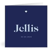 Geboortekaartje naam Jellis j3