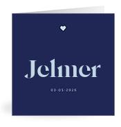 Geboortekaartje naam Jelmer j3