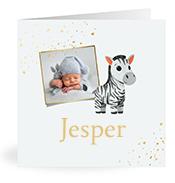 Geboortekaartje naam Jesper j2