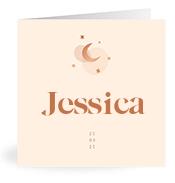 Geboortekaartje naam Jessica m1