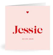 Geboortekaartje naam Jessie m3