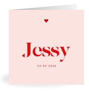 Geboortekaartje naam Jessy m3