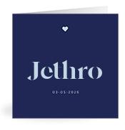 Geboortekaartje naam Jethro j3
